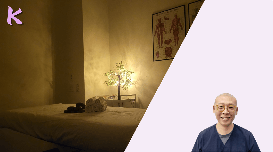 K-Well practitioner in a calm treatment room